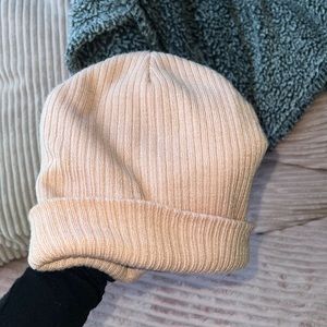 Adorable pale pink beanie